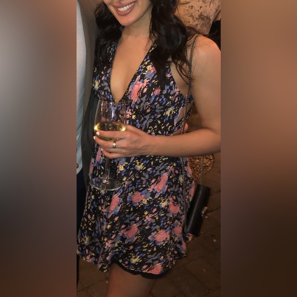Floral mini dress
